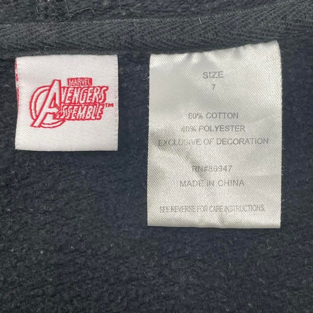Marvel Avengers zip up hoodie jacket youth size 7 - Picture 4 of 8